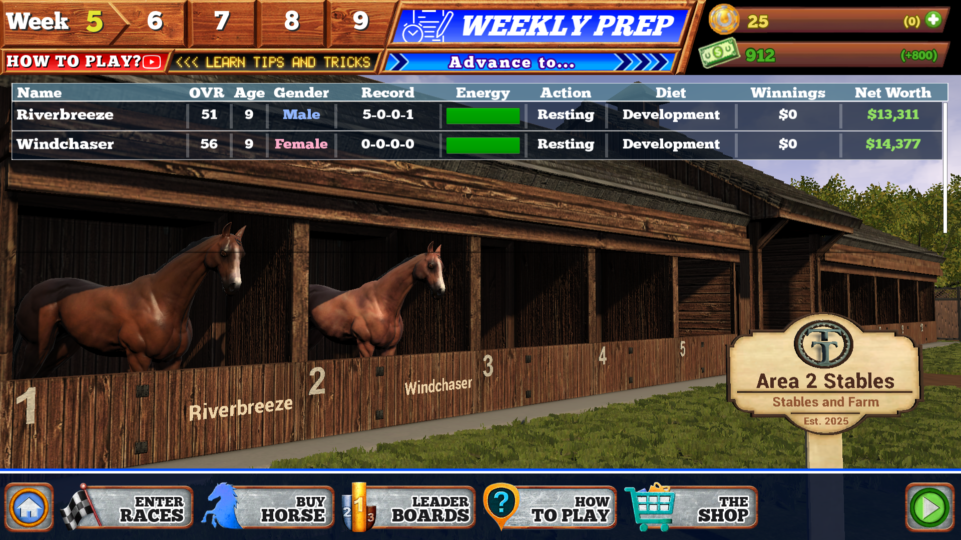 Stable roster